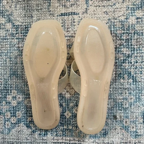 Anthropologie Matisse Jelly Slide Sandals in ballerina pink. - Picture 6 of 6